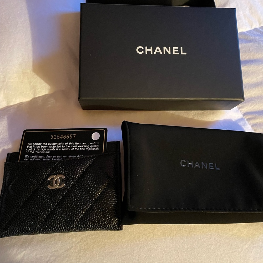 Chanel card holder